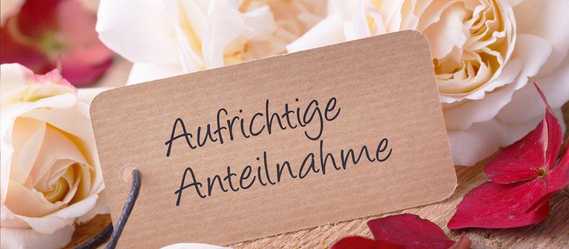 Beileid zum tod der schwester
